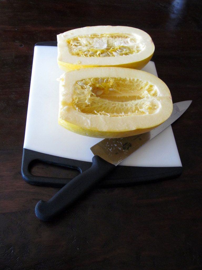Spaghetti Squash Tutorial via OrganicallyMo.com
