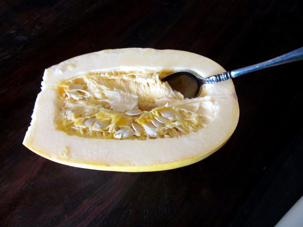 Spaghetti Squash Tutorial via OrganicallyMo.com