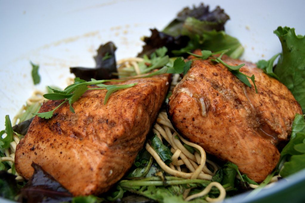 thai salmon salad