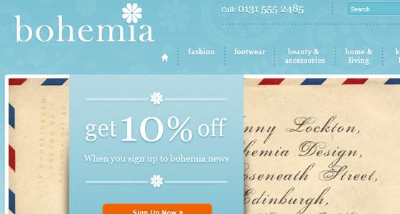 thiết kế website bohemia