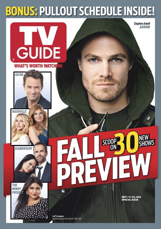 Arrow: Stephen Amell on TV Guide Cover ArrowonTVGuide Arrow: Stephen Amell on TV Guide Cover