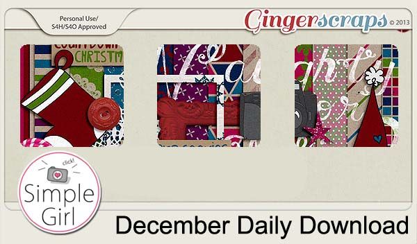 Have you seen the Daily Download over at Gingerscraps ? Each part is ...