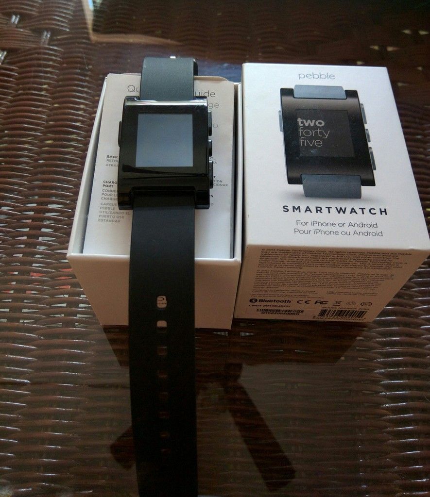 Đồng hồ thông minh Pebble smart watch full box - 2