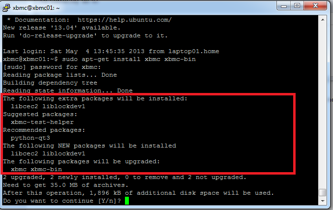 HOW-TO: Automated efficient XBMC install - Ubuntu 12.10/13.04 mini