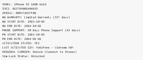 Chuyên Unlock iPhone mạng AT T, Korea, Telus, FidoRoger, Vodafone, Verizon, T Mobile Check IMEI Chuyên Unlock iPhone mạng AT T, Korea, Telus, FidoRoger, Vodafone, Verizon, T Mobile Check IMEI