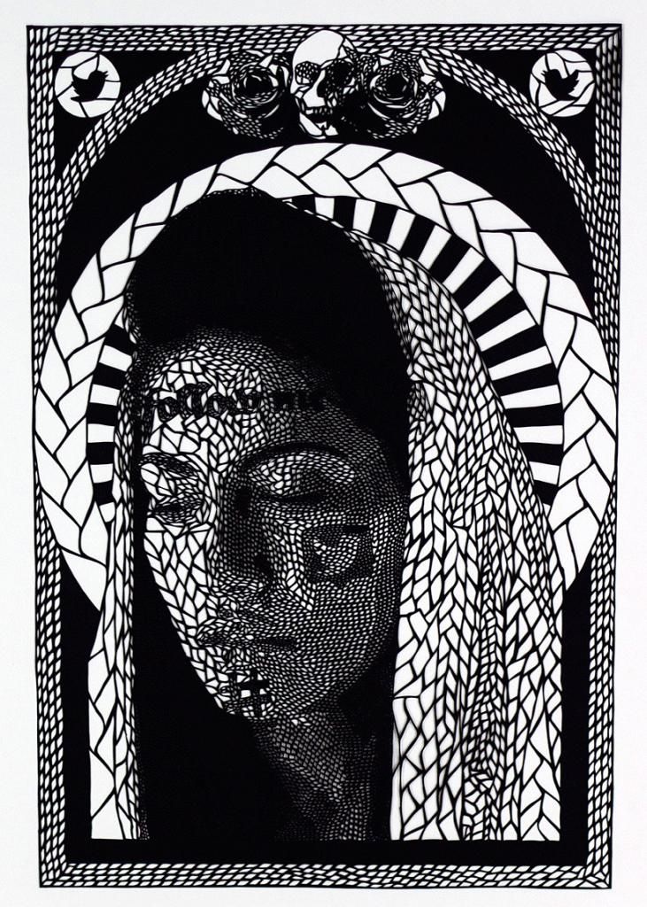 義大利藝術家 Carlo Fantin 用紙雕形塑今日社群媒體和宗教信仰的交織關係