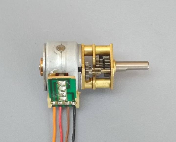 DC 5V 2phase 4wire gear stepper motor full metal Gear reduction step